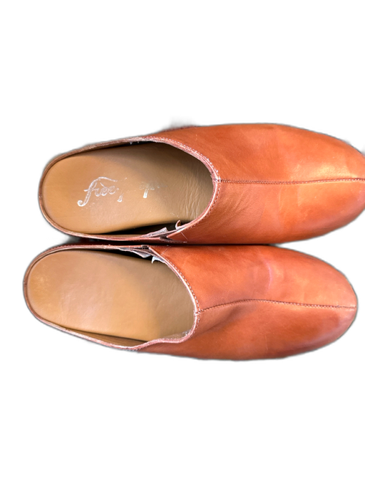 Free People Shoe Size 36 Congnac Brown Leather Platform Clogs Congnac Brown / 36