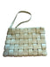 By Anthropologie Sage green Vegan Leather Woven Crossbody Bag Sage green / S