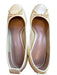 Maeve Shoe Size 5 Butter Yellow Leather Block Heel Bow Almond Toe Pumps Butter Yellow / 5