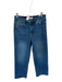 Oat Size 27 Med Dark Wash Cotton Blend Mid Rise Wide Leg Jeans Med Dark Wash / 27