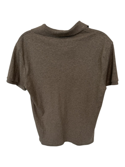 Polo Ralph Lauren Size M Taupe Cotton Solid Men's Polo Taupe / M