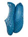 Jeffrey Campbell Shoe Size 6 Blue Rubber Jelly Diamond Grid Flats Blue / 6