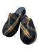 Coconuts by Matisse Shoe Size 7 Navy & Orange Plaid Platform Slip On Clogs Navy & Orange / 7