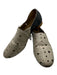 Nina Payne Shoe Size 6 Cream & Black Leather Perforated Wood Heel Loafers Cream & Black / 6