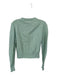 525 Size S Mint Green Cotton Button Up Knit Cardigan Mint Green / S