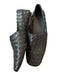 Mango Shoe Size 36 Black Leather Basket Weave Square Toe Flats Black / 36