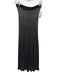 Stella McCartney Size Est S Silver & Black No Fabric Tag Striped Maxi Skirt Silver & Black / Est S
