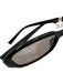 Saint Laurent Black Acetate Small Oval Sunglasses Black