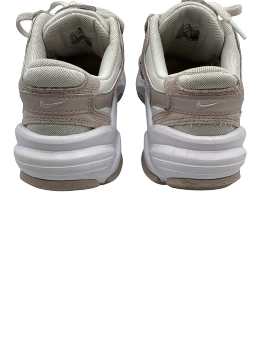 Nike Shoe Size 8.5 White & Gray Leather & Synthetic Low Top Lace Up Sneakers White & Gray / 8.5