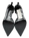 Steve Madden Shoe Size 8 Black Leather Pointed Toe Stiletto D'orsay Pumps Black / 8