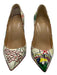 Christian Louboutin Shoe Size 39 Creme & Multi Patent Leather Graffiti Shoes Creme & Multi / 39