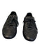 Gucci Shoe Size 38.5 Black Leather & Canvas Logo lace up Low Top Shoes Black / 38.5