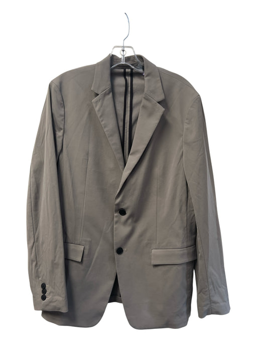 Theory Size Est M/L Mud Gray No Fabric Tag 2 Buttons Front Pocket Blazer Mud Gray / Est M/L