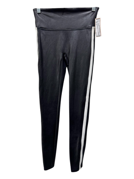 Spanx Size S Black & White Nylon Blend Elastic Waist Leggings Black & White / S