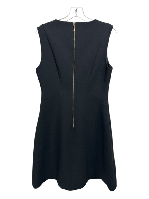 Kate Spade Size 10 Black Polyester Blend Sleeveless Princess Seams Shift Dress Black / 10