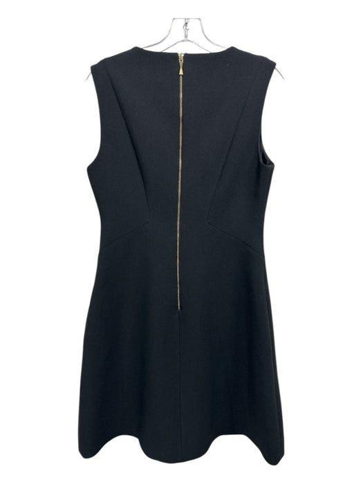 Kate Spade Size 10 Black Polyester Blend Sleeveless Princess Seams Shift Dress Black / 10