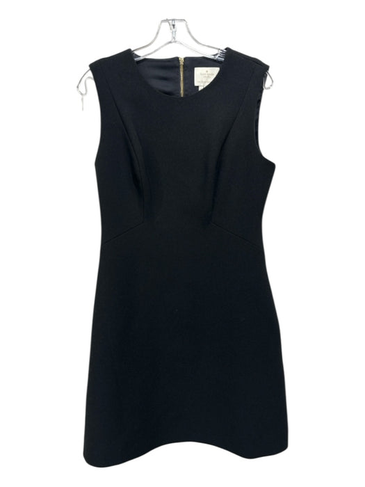 Kate Spade Size 10 Black Polyester Blend Sleeveless Princess Seams Shift Dress Black / 10