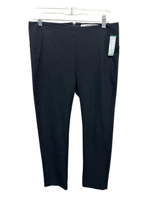 Veronica Beard Size 10 Black Nylon Blend Back Zip Slim Fit Cropped Pants Black / 10