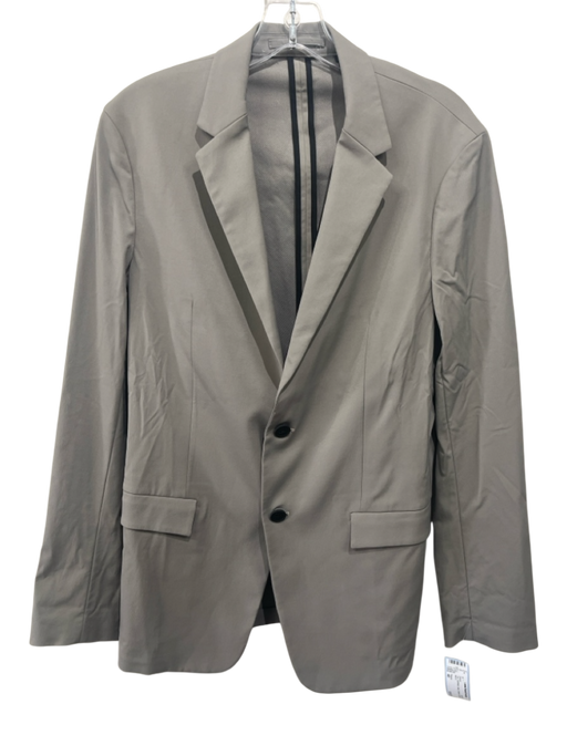 Theory Tan Synthetic Solid 2 Button Men's Blazer Tan / 40