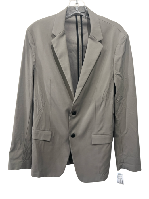 Theory Tan Synthetic Solid 2 Button Men's Blazer Tan / 40