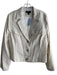 Halogen Size 16 Champagne Polyester Blend Tweed Blazer Gold Detail Skirt Set Champagne / 16