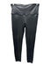Spanx Size L Black Nylon Blend Coated Lizard Embossed Athletic Leggings Black / L