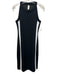 Spanx Size XS Black Modal Blend Sleeveless Contrast Panels Athletic Dress Black / XS
