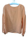 Tibi Size M Peach Pink Silk V Neck Top Peach Pink / M