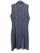 J. McLaughlin Size XS Blue & White Nylon Blend Sleeveless Pockets Dress Blue & White / XS