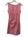 J. McLaughlin Size XS Red & White Nylon Sleeveless Boat Neck Dress Red & White / XS