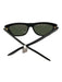 Gucci Black Acetate Square Box & Bag Inc. Sunglasses Black