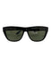 Gucci Black Acetate Square Box & Bag Inc. Sunglasses Black