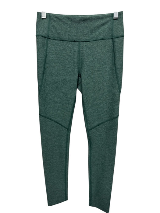 Outdoor Voices Size Small Dark Green Polyester Blend Elastic Waist Leggings Dark Green / Small