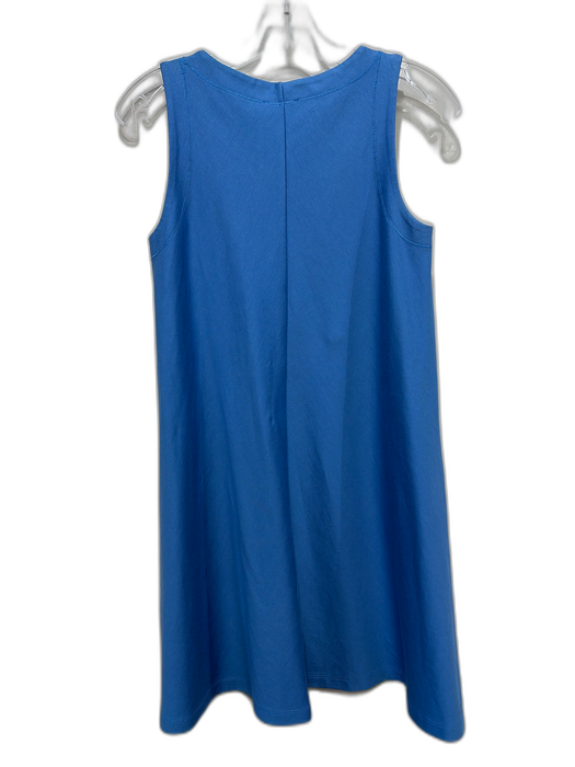 COS Size XS Blue Cotton Blend Sleeveless A Line Pullover Dress Blue / XS