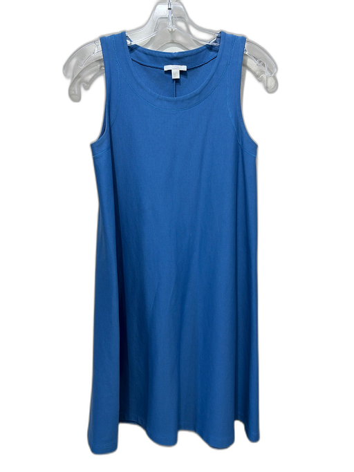 COS Size XS Blue Cotton Blend Sleeveless A Line Pullover Dress Blue / XS