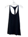 Alo Size Est M Black & White No Fabric Tag Racerback Scoop Neck Flowy Top Black & White / Est M
