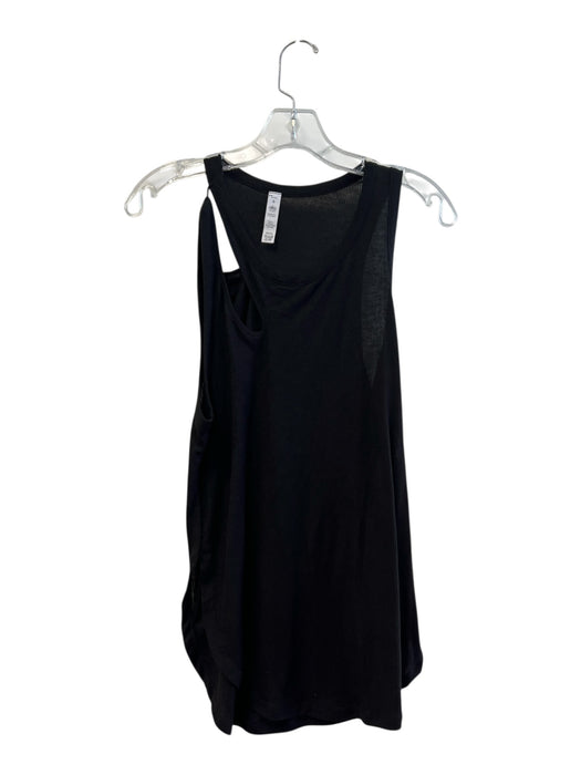 Alo Size Small Black Polyester & Rayon High Neck Sleeveless Cutout detail Top Black / Small