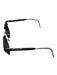 Gucci Black Metal Black Lenses Cat Eye Thin Frame Logo Sunglasses Black