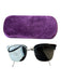 Gucci Black Metal Black Lenses Cat Eye Thin Frame Logo Sunglasses Black