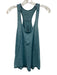 Lululemon Size Est S Teal Green No Fabric Tag T Back Back Slit Heathered Top Teal Green / Est S