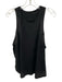 Lululemon Size Est S Black No Fabric Tag U Neck Stich Detail Sleeveless Tank Top Black / Est S