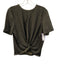 Lululemon Size Est S Black & Gold No Fabric Tag Crew Neck Shimmer Top Black & Gold / Est S