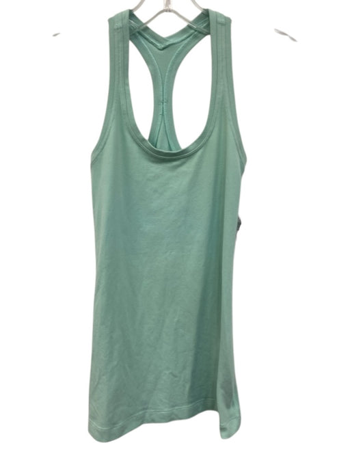 Lululemon Size Est S Mint Green No Fabric Tag T Back Solid Sleeveless Tank Top Mint Green / Est S