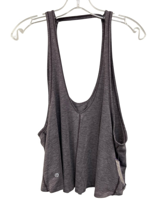 Lululemon Size Est S Purple No Fabric Tag Deep V Neck & Back Back Strap Tank Top Purple / Est S
