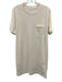 Everlane Size M Cream White Cotton Crew Neck Breast Pocket Wide Dress Cream White / M