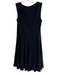 Elie Tahari Size 4 Black & White Triacetate Blend Colorblock Round Neck Dress Black & White / 4