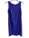 Trina Turk Size Est S Blue Polyester Round Neck Sleevless ruffle Back Zip Dress Blue / Est S