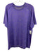 Lululemon Size XL Purple Synthetic Abstract Athletic T Shirt Men's Short Sleeve Purple / XL
