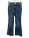 Good American Size 8/29 Dark Wash Cotton High Waist Flare Jeans Dark Wash / 8/29