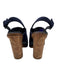 Vince Shoe Size 5 Navy Blue Suede Criss Cross Gunmetal Hardware Sandals Navy Blue / 5